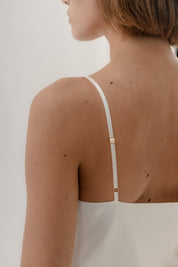  Admirable Double Silk Slip Ivory Product Amoralle