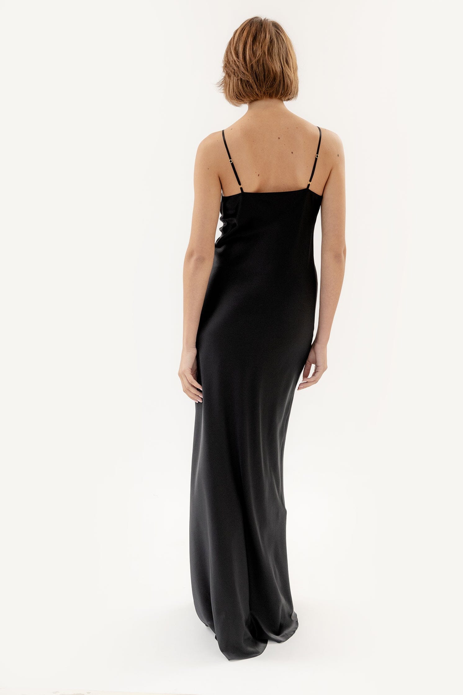  Benevolent Silk Slip Black Product Amoralle