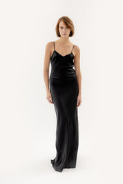  Benevolent Silk Slip Black Product Amoralle