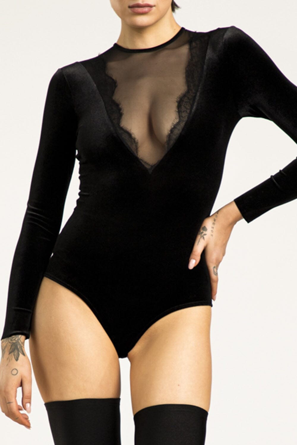  Dreamlike Bodysuit Black Product Amoralle