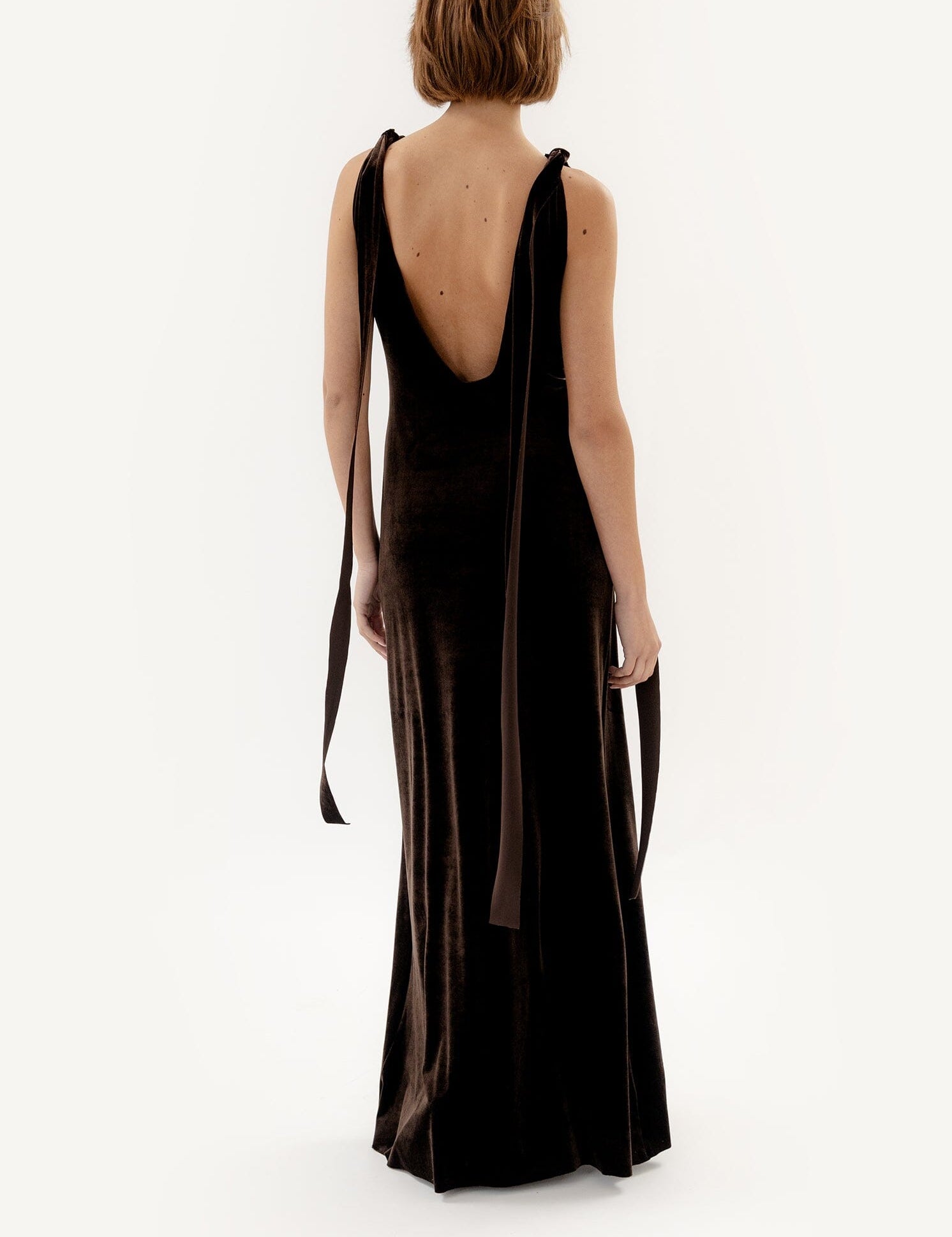  Extraterrestrial Dress Dark Coffee Product Amoralle