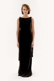  Extraterrestrial Dress Dark Coffee Product Amoralle