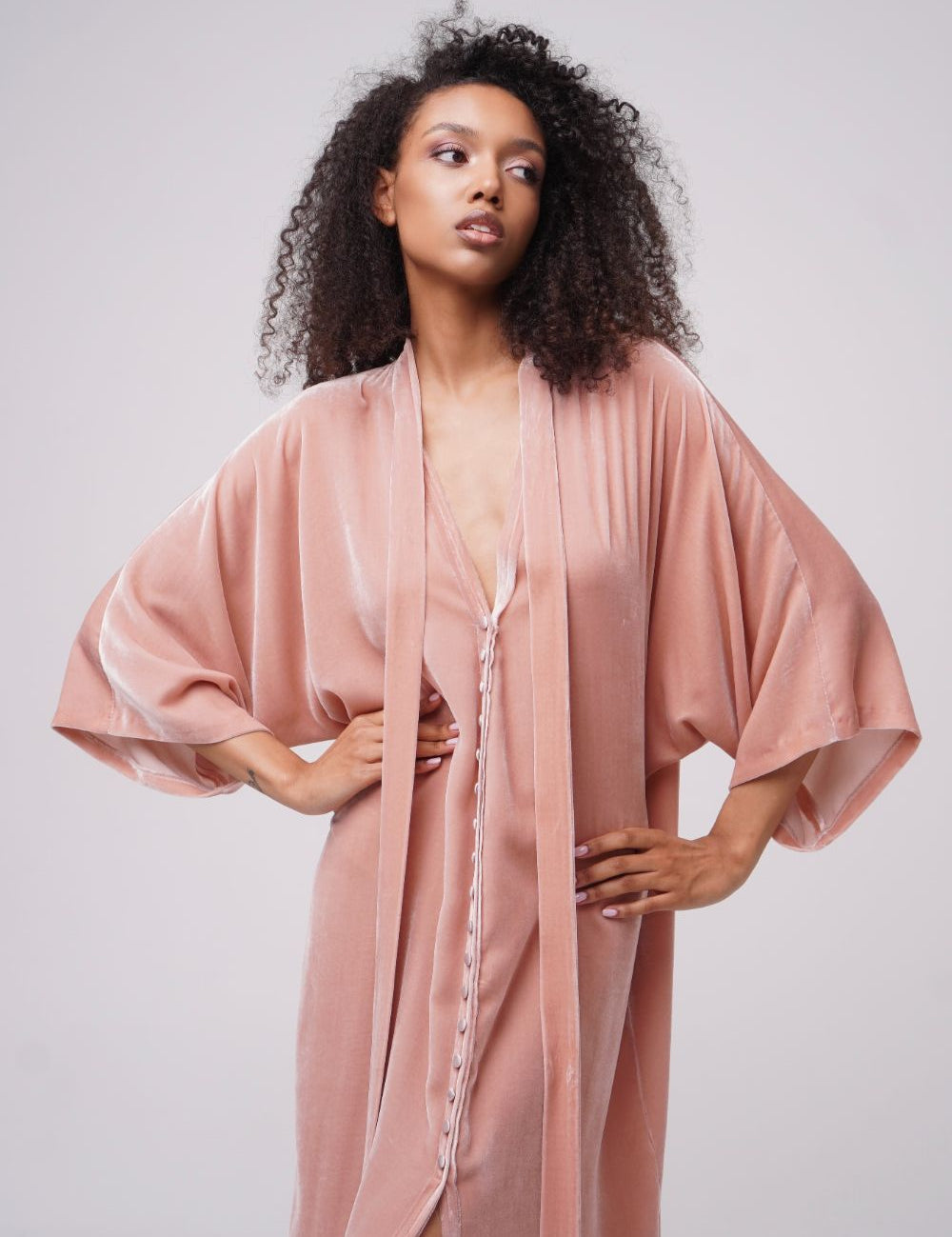  Feel The Light Robe Light Pink Product SIA Glamoralle