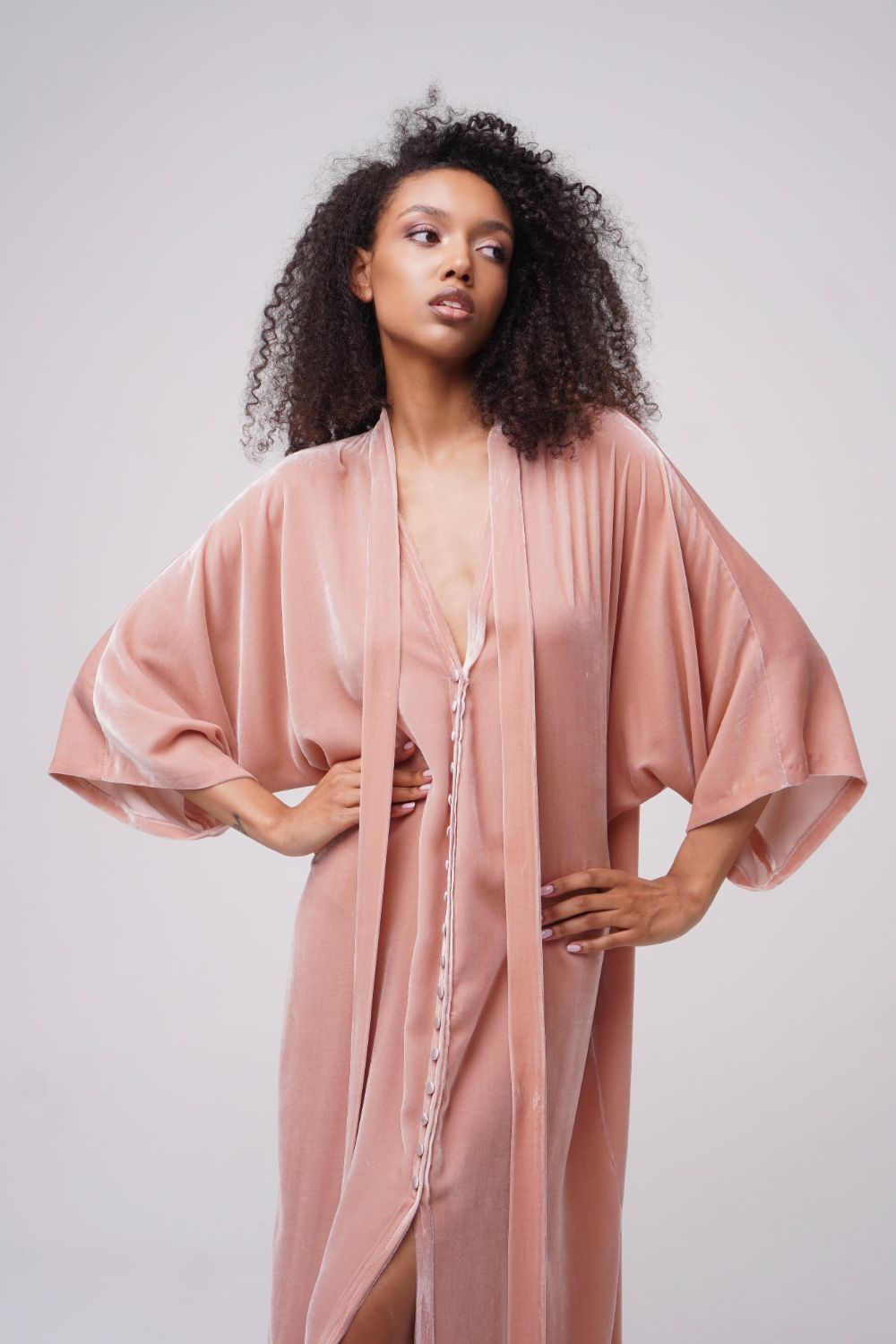  Feel The Light Robe Light Pink Product SIA Glamoralle