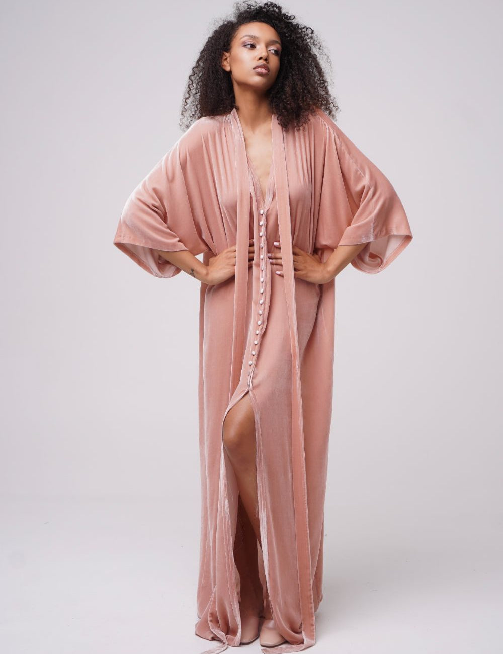  Feel The Light Robe Light Pink Product SIA Glamoralle