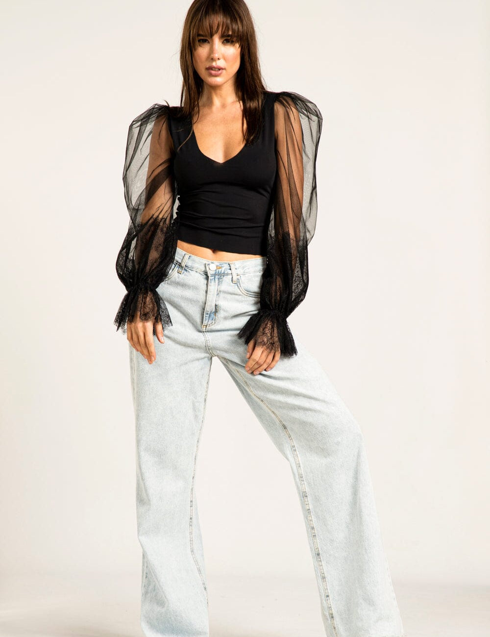 Flaming Mini Top Black Product Amoralle