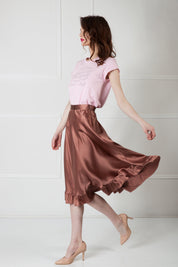  FLIRTY SILK SKIRT Skirt Amoralle