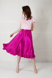 S1-223.S1.CPE FLIRTY SILK SKIRT Skirt Amoralle