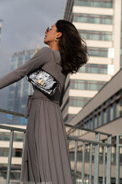  I Melt With You Stretch Jersey Dress Grey Product Amoralle