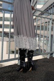  I Melt With You Stretch Jersey Dress Grey Product Amoralle