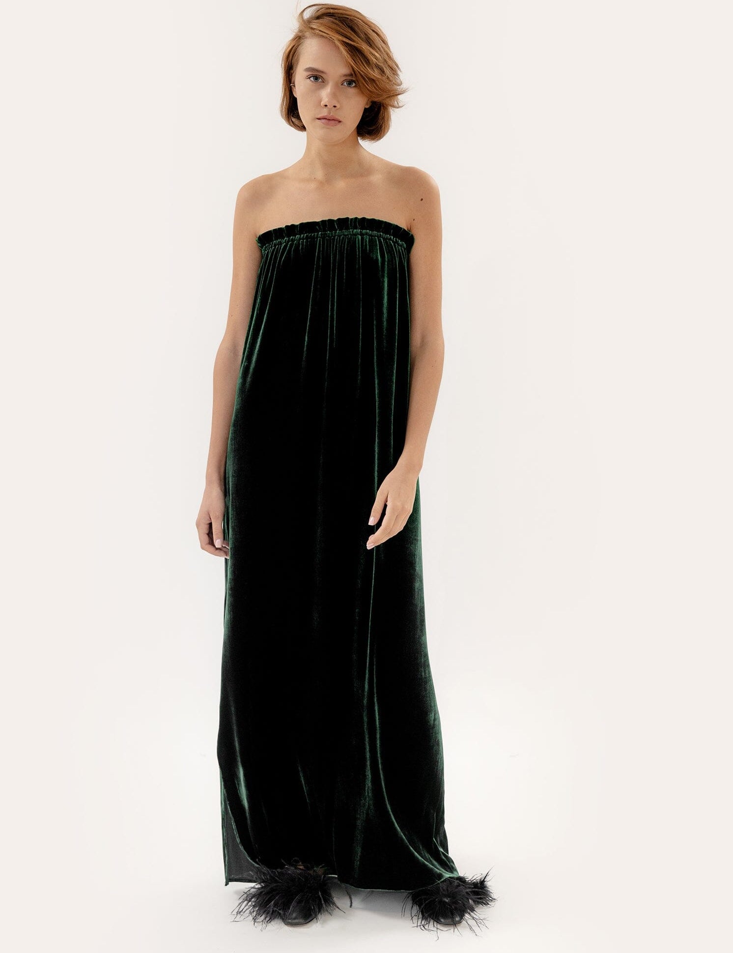  Jessica Dress Green Product Amoralle
