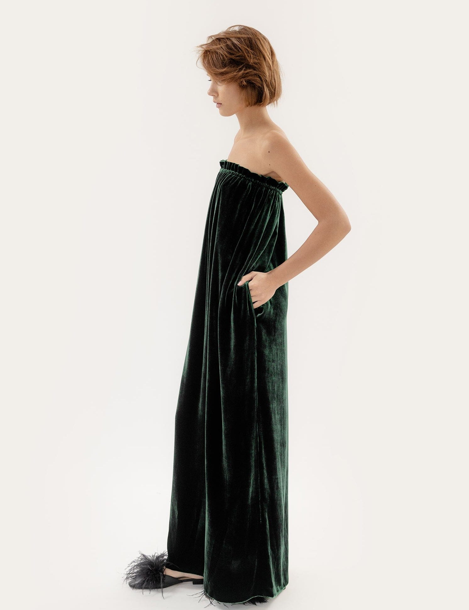  Jessica Dress Green Product Amoralle