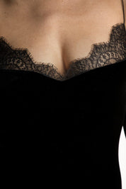  Resplendent Velvet Bodysuit Black Product SIA Glamoralle