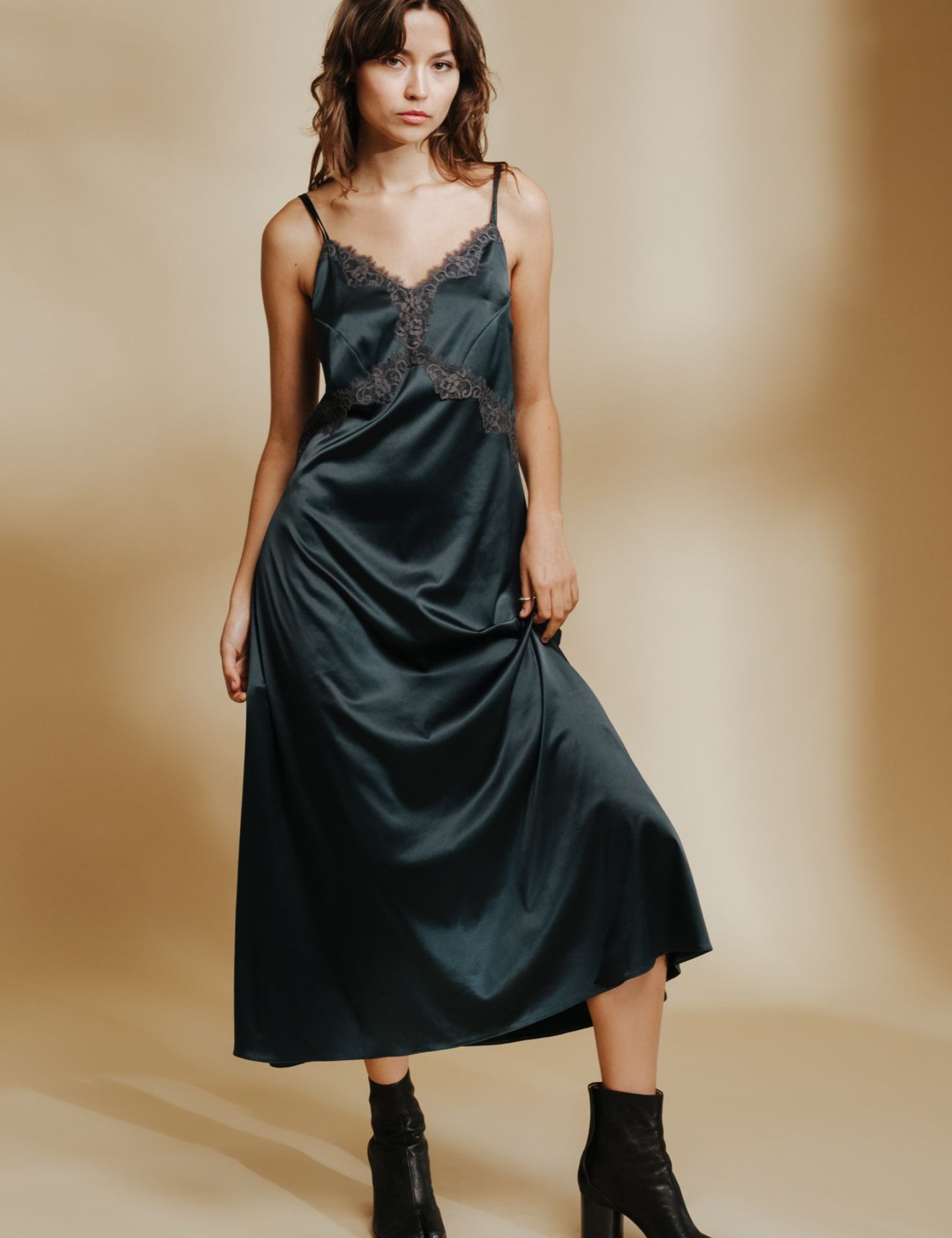  Romantic Autumn Slip Dress Product Amoralle