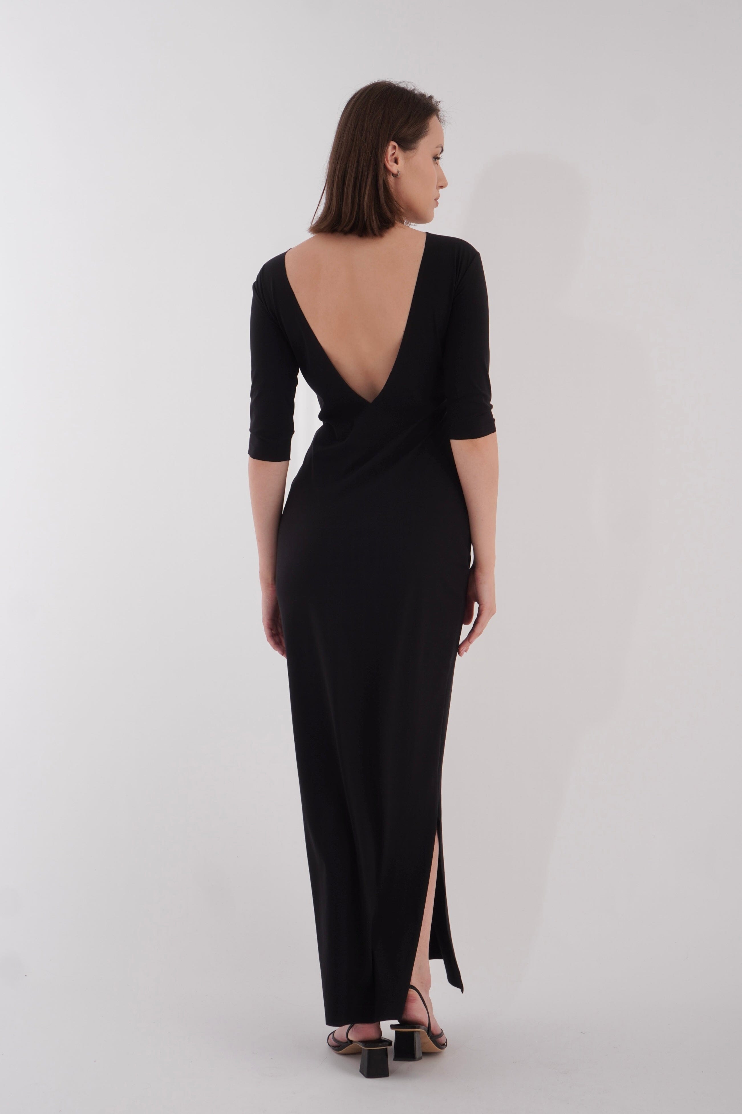  Silent Flame Dress Black Product Amoralle