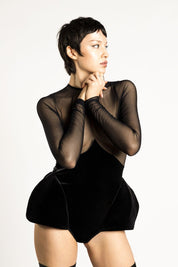  Velvet Morning Bodysuit Black Product Amoralle